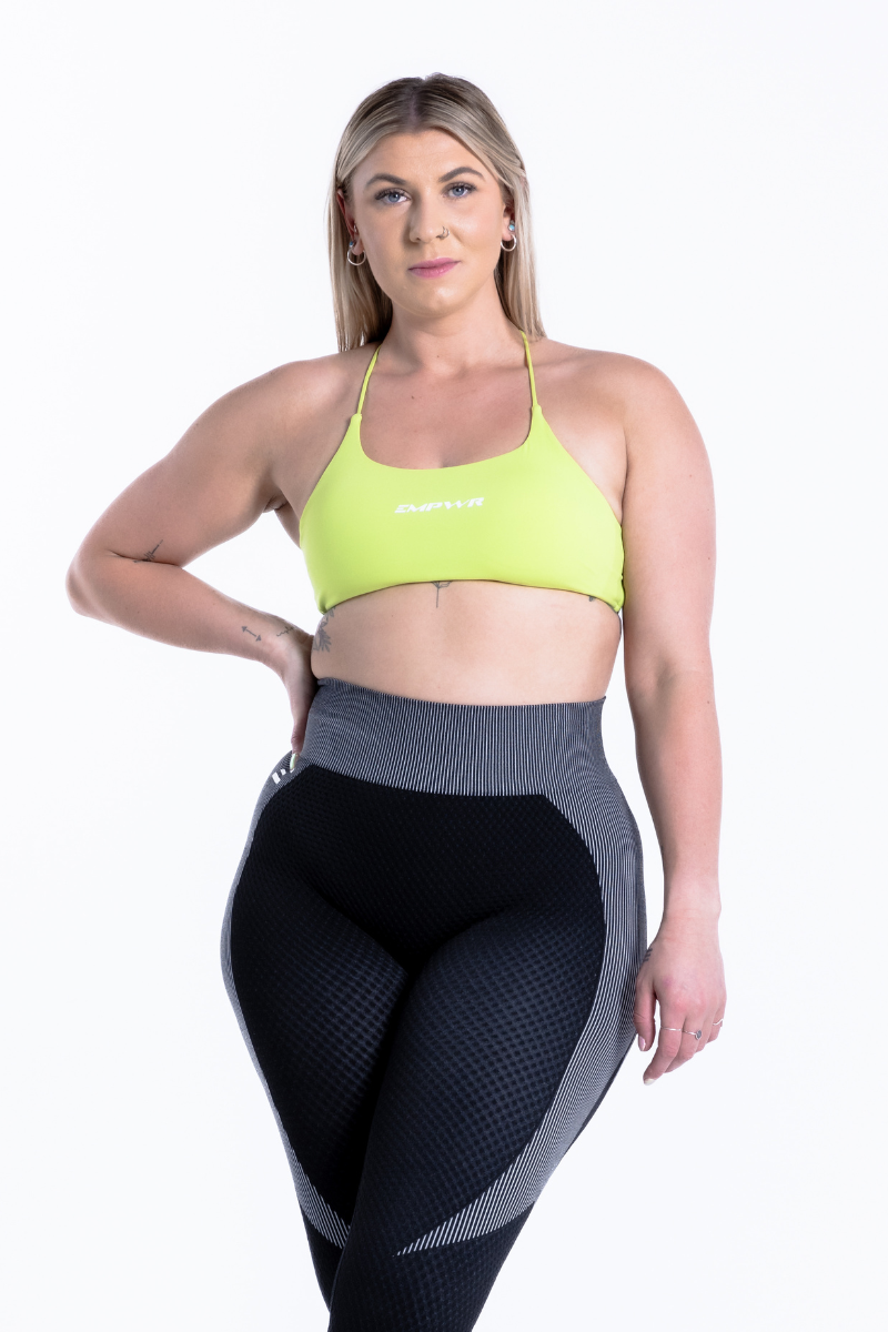 Maya Sports Bra | Lime