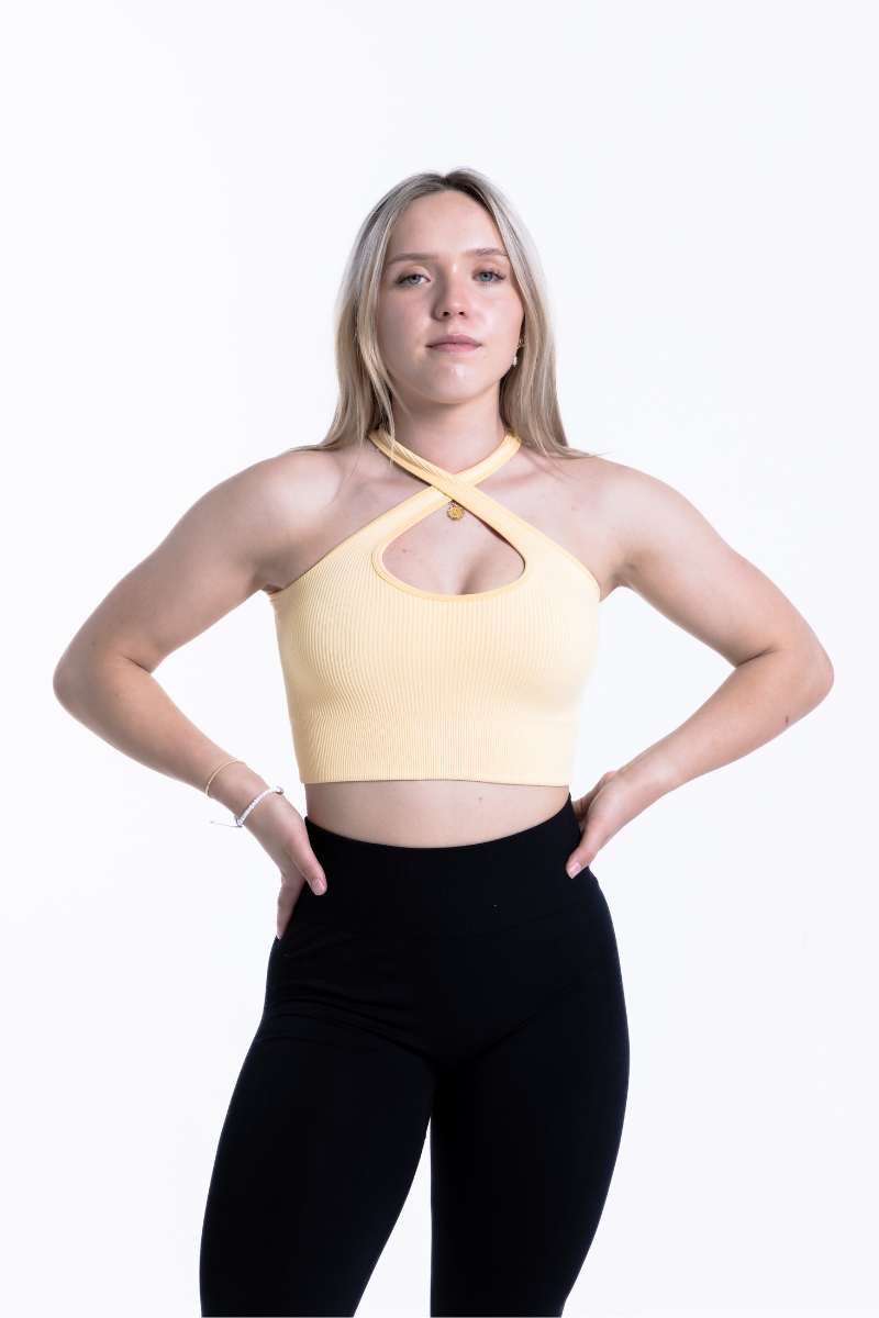 Paradise Sports Bra | Lemon