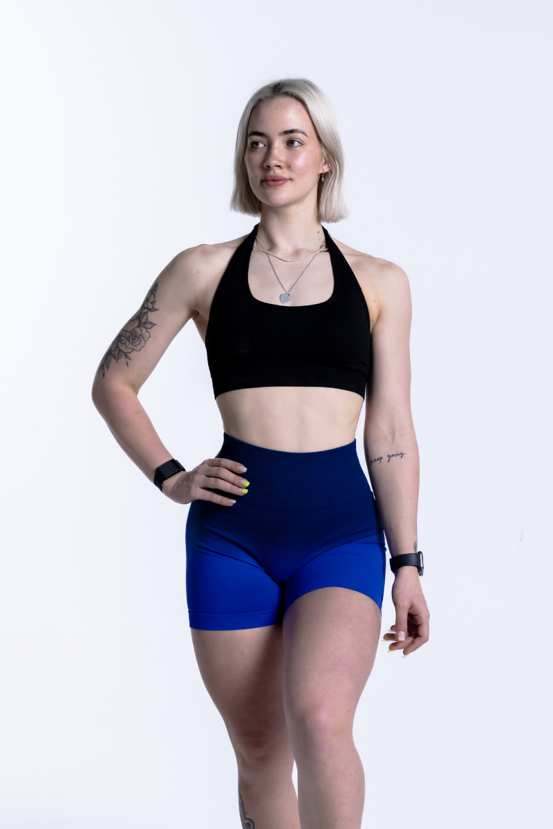 Ombre Seamless Shorts | Deep Sea