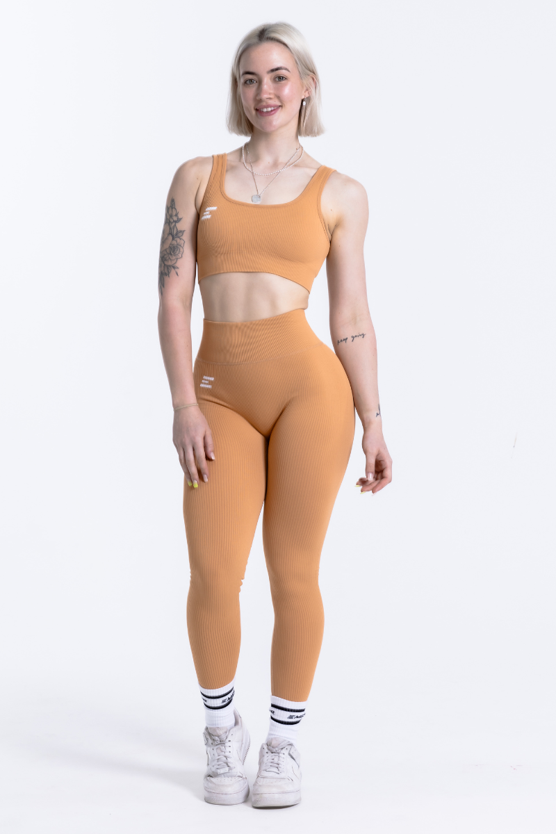 Luxe Seamless Leggings | Tangerine