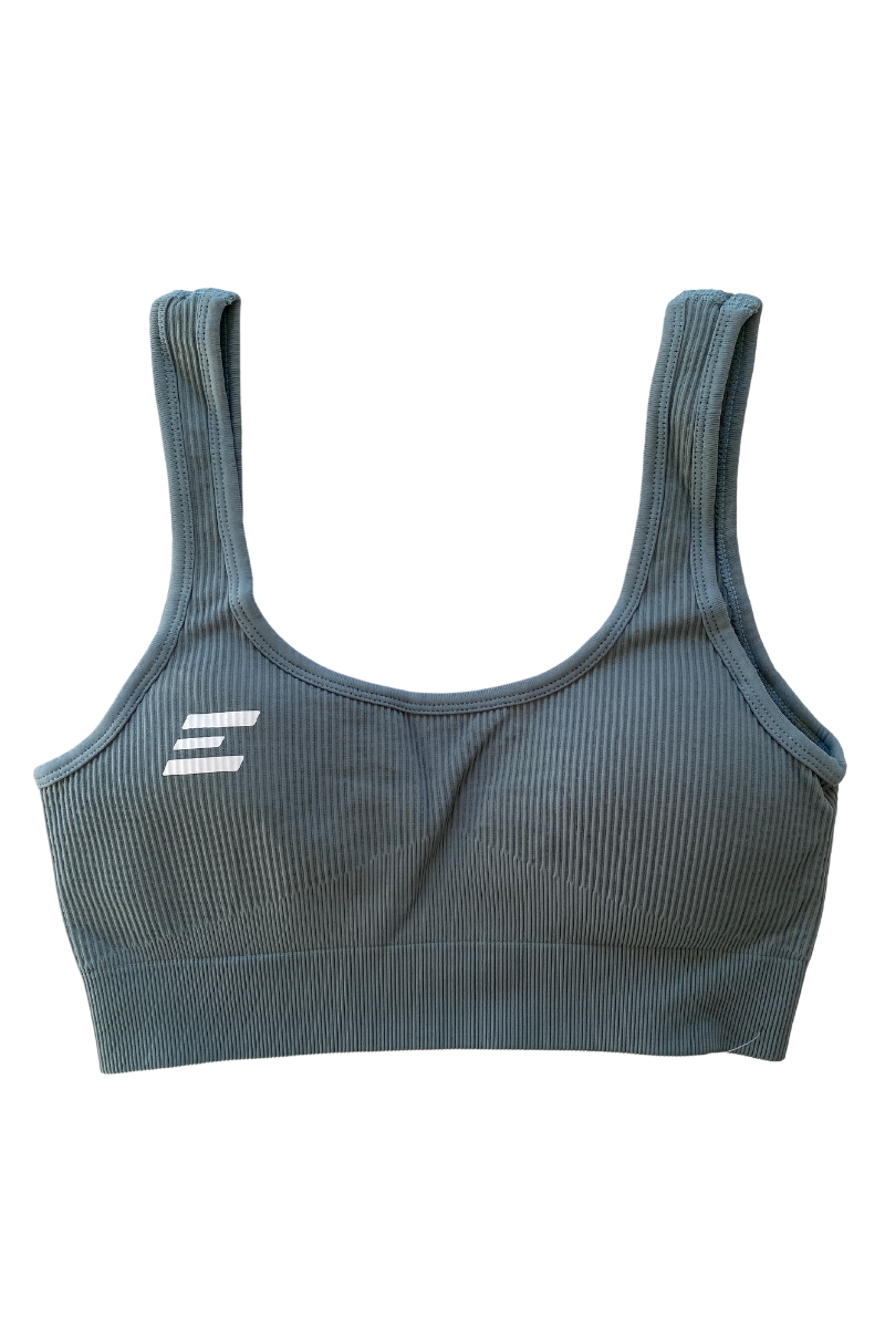 Luxe Sports Bra | U Shape - Sky