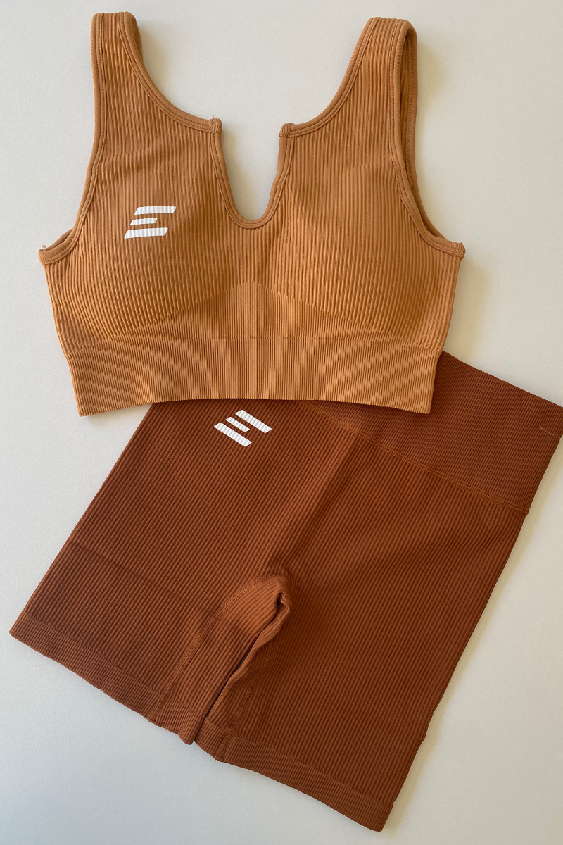 Luxe Seamless Shorts | Cinnamon