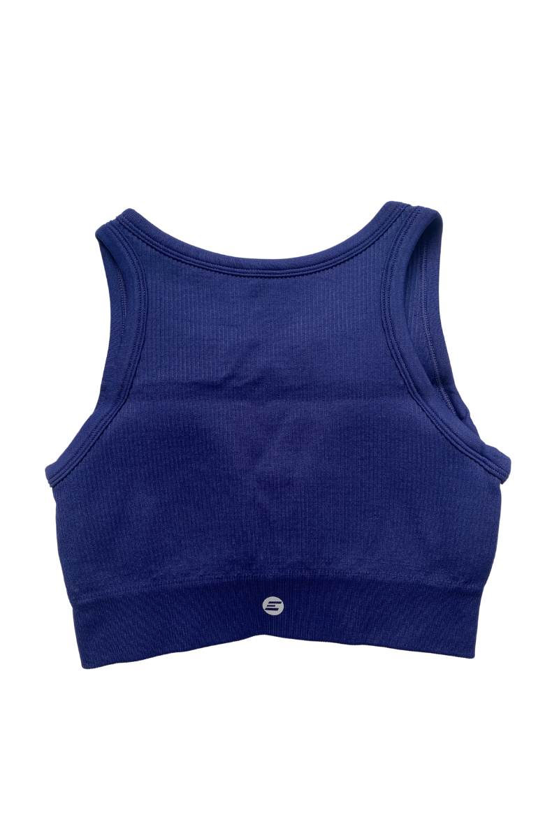 Luxe Sports Bra 2.0 | V Shape - Navy Blue