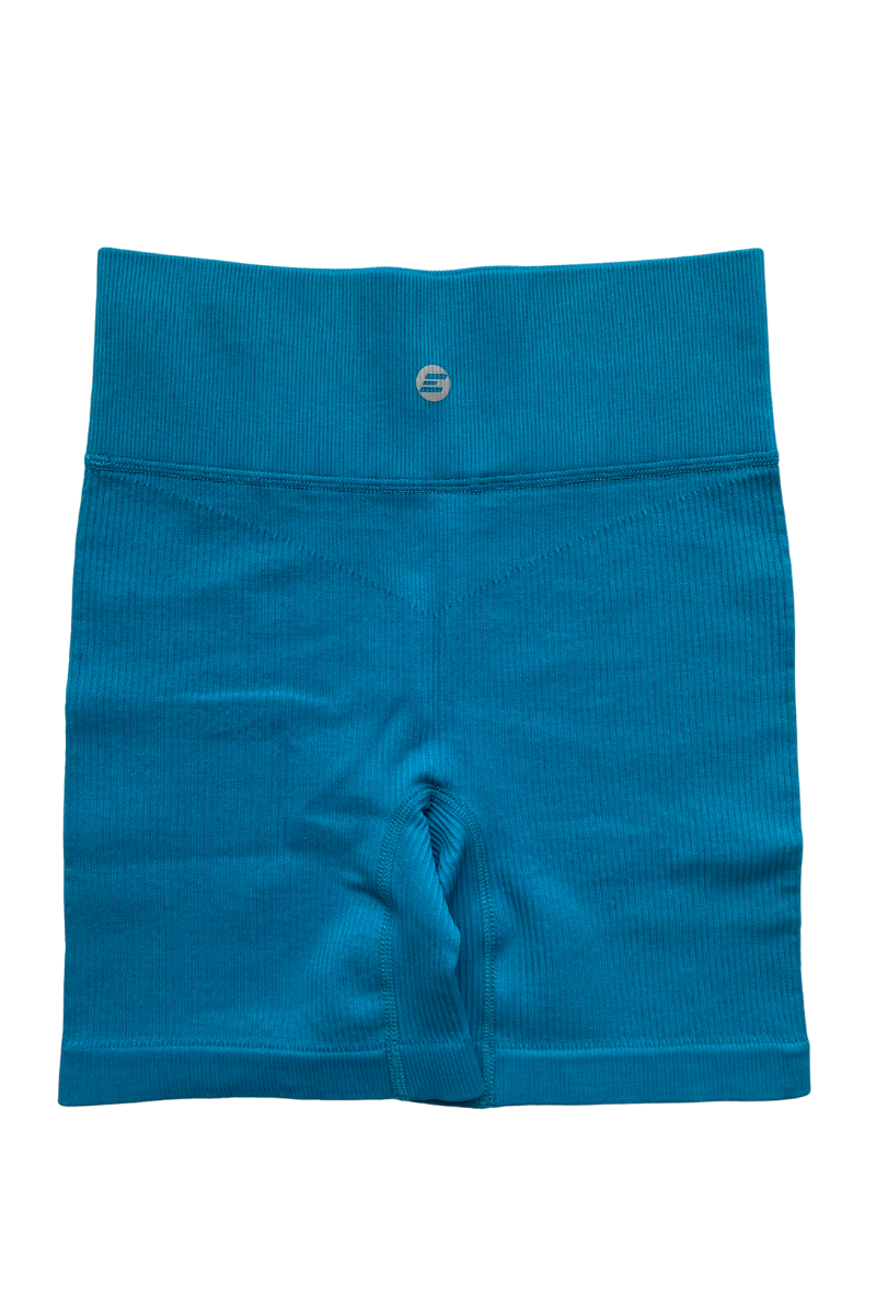 Luxe Seamless Shorts | Cerulean